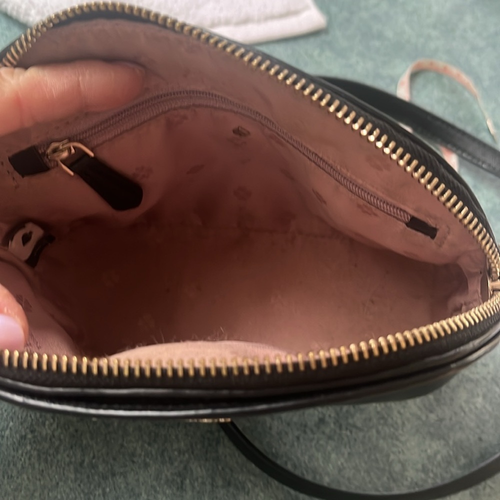 Kate Spade, New York Black Saffiano leather Small Dome Crossbody Bag - Picture 9 of 11